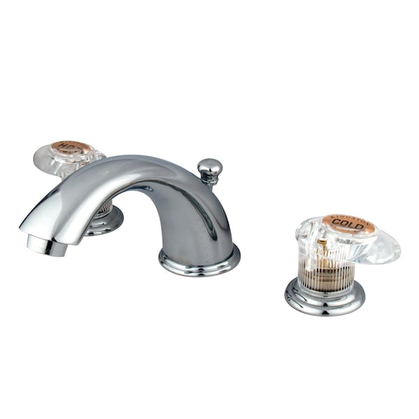 Widespread Bathroom Faucet, Polished Chrome